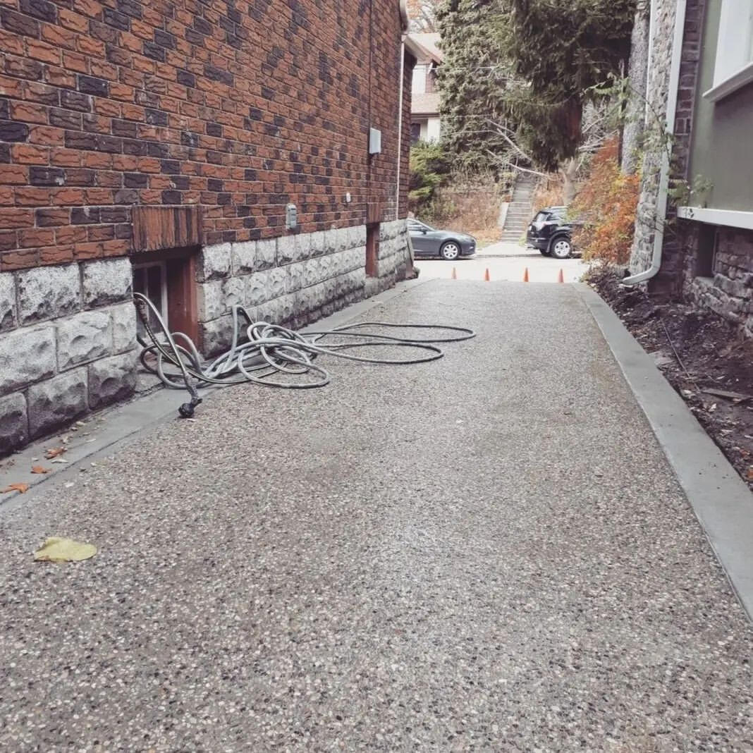 (After) Aggregate Walkway