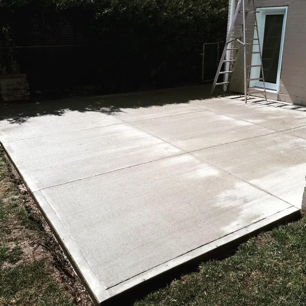 Backyard Concrete Pad